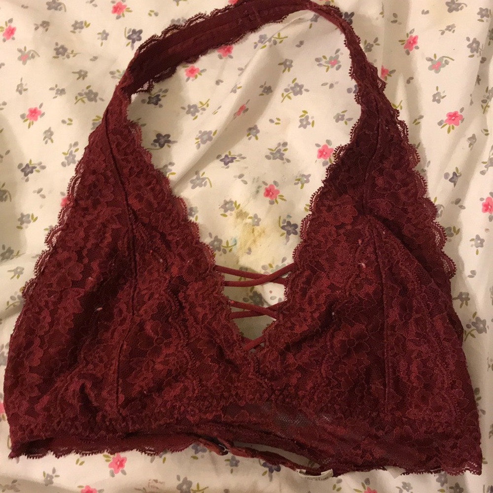 Comfy red bralette